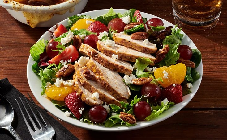 Grilled Chicken & Strawberry Salad